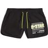 G-STAR Carnic Graphic - Pantaloncini da Bagno da Uomo, Nero (Dk Black D26206-a505-6484), XS