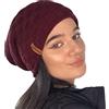 TOSKATOK® Cappello a Cuffia da Donna, Unisex, Caldo Inverno, in Maglia Ruvida, con Fodera in Morbido Pile di Peluche