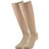 Fontana Calze, 6 Paia di Calze Uomo Lunghe in 100% Cotone Filo di Scozia, Beige, Taglia 42-44,5