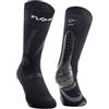 FLOKY GRF MEDIUM calze biomeccaniche per sport alto impatto. Calza a compressione Basket, Volley, Crossfit, Hydrox. Protezione tendine d'Achille e muscoli, massima riduzione vibrazioni. (Nero, M-L)