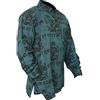 Shopoholic Fashion Camicie da Nonno da Uomo Hippie a Righe Patchwork, Camicia da Festival Colorata Lavata in Pietra