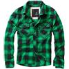 Brandit Checkshirt Uomo Camicia in Flanella Verde/Nero XXL 100% Cotone Regular
