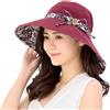 KXF Paciffico - Cappello da sole da donna, pieghevole, per esterni, UPF50+, reversibile