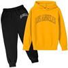 Generic Jogger Tuta Autunno Inverno Bambini Completo T Shirt Pantalone da Calcio Ragazzo 2 Pezzi Costume Top+Pantalone per Ragazze Set di Felpe 3-15 Anni