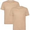DANISH ENDURANCE Maglia Termica Uomo, 100% Merino, Pacco da 1 o 2, Sabbia, XL