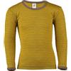 Engel Maglietta Intima per Bambini Merino, 70% Lana Merino (Biologica), 30% Seta (Zafferano/Noce, 10-12 Anni / 152)