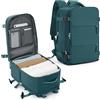 SZLX Zaino Ryanair 40x30x20 Zaino Ryanair 40x20x25 Donna Zaino da Viaggio Wizzair Bagaglio a Mano Uomo per Laptop da 14 Pollici Borse da Cabina 45x36x20 Easyjet con Porta Scarpe