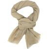 Ella Jonte Sciarpa da uomo Ella Jonte, sciarpa leggera e morbida tinta unita, beige., Taglia unica