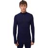 DANISH ENDURANCE Maglia Termica Uomo in Lana Merino, Manica Lunga, Intimo Termico per Sci, Trekking, Escursionismo con o Senza Chiusura Zip