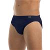 GARDA - 6 Minislip Uomo in Cotone Bielastico, Slip Basso Elastico Ricoperto 3470 (Blu, 3/S)