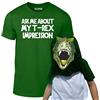 Reality Glitch Kids Ask Me About My T-Rex Flip Funny Dinosaur Tshirt T-Shirt Bambini e Ragazzi