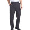 Nanxson Pantaloni da Cuoco Uomo in Cotone, Pantaloni da Chef Elasticizzati | Pantaloni Neri Professionali, Pantaloni da Lavoro per Ristoranti, Pizzerie e Servizi di Catering