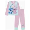 Disney Lilo e Stitch, Set di Pigiami 2 Pezzi per Ragazze con Stitch e Angel, Multicolore, Età 5-12 Anni, Multicolore, 7-8 Years