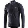 ARSUXEO Maglia da Ciclismo Uomo Manica Lunga Maglia da Mountain Bike Mezza Cerniera Top da Ciclismo Abbigliamento 6031 Grigio S