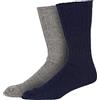 SeriouslySillySocks Alpaca 82% lana, calzini termici extra caldi, senza elastico, lunghezza al polpaccio, set regalo da uomo, 2 paia, grigio navy, Grigio navy., L