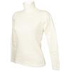 RAGNO Lupetto Donna Maglia Mezzo Collo Manica Lunga Caldo e soffice Cotone bio Articolo D274AZ BIO Cotton, 004 Avorio, 3 - Terza