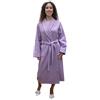SGARLATA HOME Vestaglia da Donna in Lana e Cashmere modello Scialle classico art. Vittoria (4XL, Glicine)