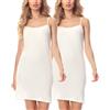 Merry Style Abitino Sottoveste Donna 2Pack MS10-203(2Pack-Ecru/Ecru, XL)