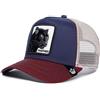 Goorin Bros., The Farm Core cappello trucker unisex, regolabile con chiusura a scatto, blu navy (motivo The Panther), taglia unica, Taglia unica