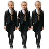 JUST BEAUTY TOUCH Collant da scuola 60 denari, opachi, grigio, nero, blu navy, marrone, in morbida microfibra, per bambini dai 3 ai 13 anni, abbigliamento scolastico casual, disponibile in 3 paia o 1