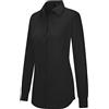 Tapata Camicie abbottonate da Donna Camicette a Maniche Lunghe dal Taglio Classico Top Elasticizzati per Lavoro Business Casual Elegante, Nero, Medium