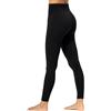 Sunzel Leggins Sportivi Donna Vita Alta Leggings Palestra Donna Pantaloni Yoga Controllo della Pancia Opaco Elastici Morbido Nero XS