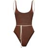F**K Monokini Donna Marrone SW1113-BN