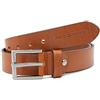 RED BRIDGE Cintura in Vera Pelle da Uomo Accessorio Cinta Elegante e Sportiva Marrone 100