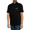 Armani Exchange Cotton Jersey Box Logo Polo Shirt Nero L