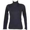 RAGNO Dolcevita Ciclista Donna Maglia Manica Lunga Caldo e soffice Cotone bio Articolo D274AK BIO Cotton Dolcevita, 078 Bleu, 5 - Quinta