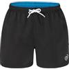 Bugatti® Costume da bagno a pantaloncino, da uomo, colore: nero/blu navy/azzurro