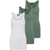 Vero Moda Vmmaxi My Soft - Canottiera Lunga, Confezione da 2 Parte Superiore Donna
