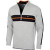Calvin Klein Golf - Maglione da uomo, CK Vertex con mezza zip, argento, M