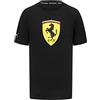 PUMA Maglietta da uomo con grande scudo Scuderia Ferrari, nero, XX-Large