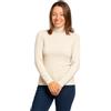 RAGNO Dolcevita Ciclista Donna Maglia Manica Lunga Caldo e soffice Cotone bio Articolo D274AK BIO Cotton Dolcevita