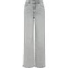 Pieces Pcselma HW Wide Jeans LG Noos BC, Denim Grigio Chiaro, 30W x 30L Donna
