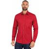 Style It Up Camicia da uomo a maniche lunghe su misura, facile da stirare, colletto con bottoni, in popeline, elegante, casual, per lavoro, matrimonio, ufficio