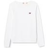 Levi's 2 Pack Tee White T-Shirt, A0787 LS, Confezione da 2 Pezzi di tè Bianco + & Bianco, XS (Pacco da 2) Donna