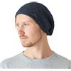 CHARM Cappello Uomo E Donna in 100% Lino, Blu Navy