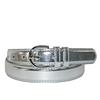 CTM - Cintura da donna in pelle metallizzata, 1 1/8 pollici