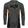HULG Magliette da Ciclismo da Uomo, T-Shirtlungo, Top Abbigliamento Maglie da Ciclismo,Camicia da Mountain Bike/MTB,Traspirante E Assorbente dal Sudore, Asciugatura Rapida