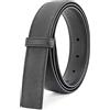 Vatee's Cinture reversibili pelle genuina per gli uomo cintura sostituzione | Cintura in pelle donna, Senza fibbia, 34mm/38mm Larghezza
