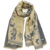JERLA Cashmere Feel Sciarpa invernale calda grande scialle morbida sciarpa avvolgente per le donne, Fiore Azzurro, grande