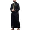 Generico Caftano Uomo Musulmano Abbigliamento Arabo Robe per Male Kaftan Abaya Islamic Thobe Maniche Lunghe per Gli Uomini