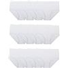 Fruit of the Loom Heather Hi Cut Intimo Donna (Pacco da 10)