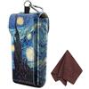 FINTIE Double Glasses Custodia con Gancio Moschettone, Portatile Custodia Protettiva in Similpelle Case AntiGraffio per Occhiali da Sole,