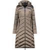 Geographical Norway BLANCHE LONG NAVY DB LADY 0116 NAVY (WZ5476F/GN-MARINE) - Giacca invernale da donna, con cappuccio, lunga, calda, comoda, chiusura lampo