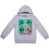 Minecraft Felpa con cappuccio da ragazzo Creeper, Grigio 3, 152