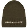 Lyle & Scott Berretto Golf Uomo Misto Caldo Taglia 1 Adatto a Tutti - Oliva