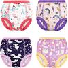FLYISH DIRECT Confezione da 4 Mutandine di Apprendimento - Pantaloni da Addestramento per Neonati in Cotone Mutandine di Apprendimento per Bambini, 4T/110, 4 Anni